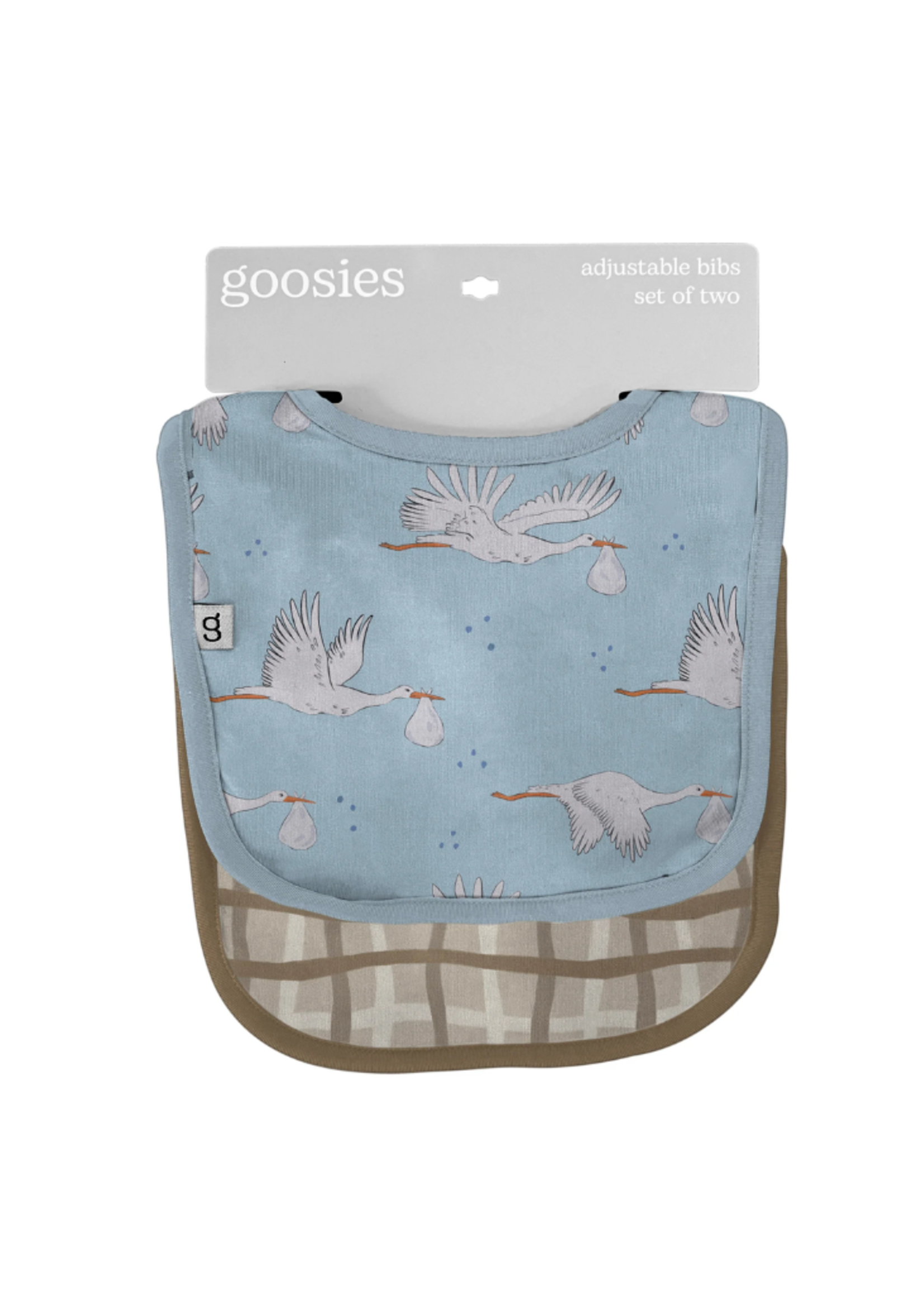 Goosies Bibs - Blue Storks