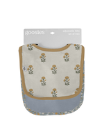 Goosies Bibs - Marigold Block Print