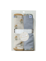 Goosies Burp Cloths - Marigold Block Print