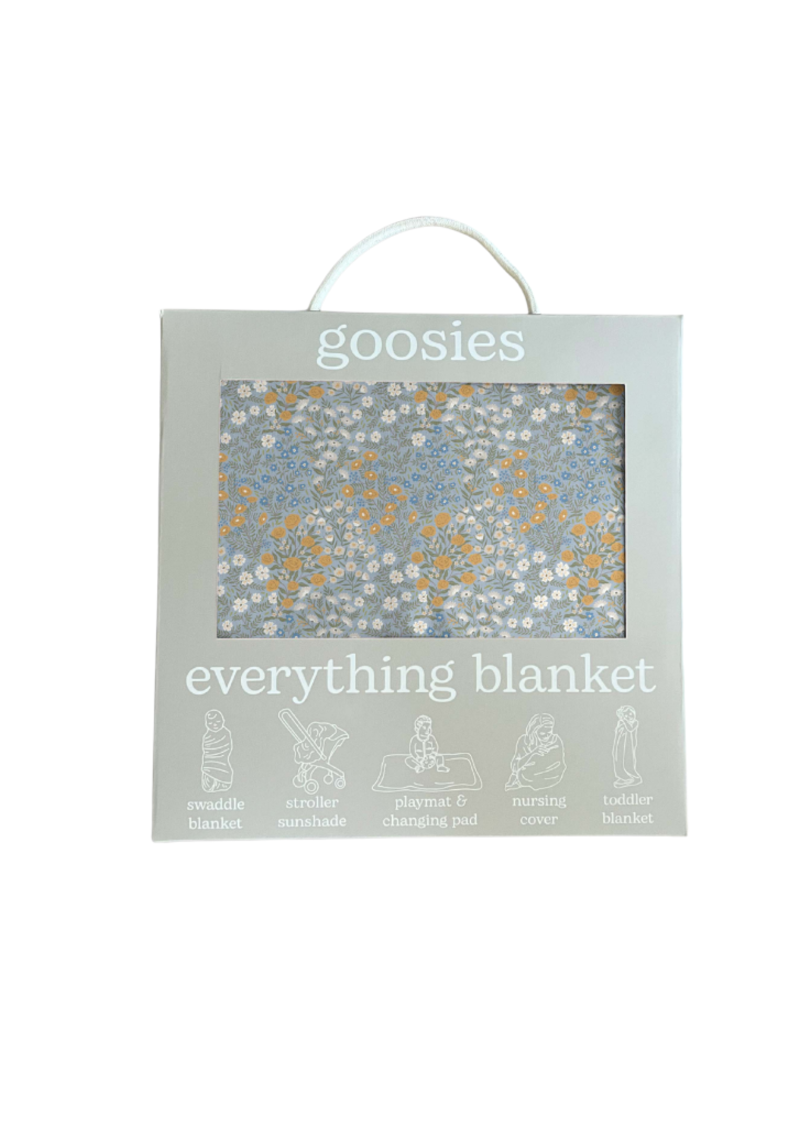 Goosies Everything Blanket - Blue Meadow