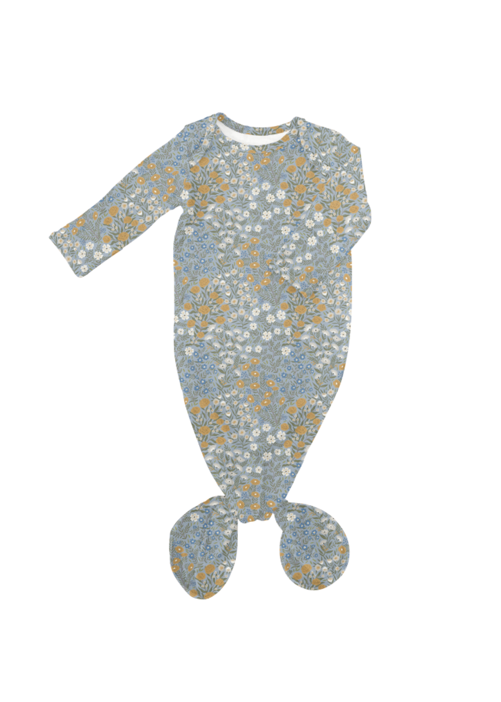 Goosies Knotted Gown - Blue Meadow
