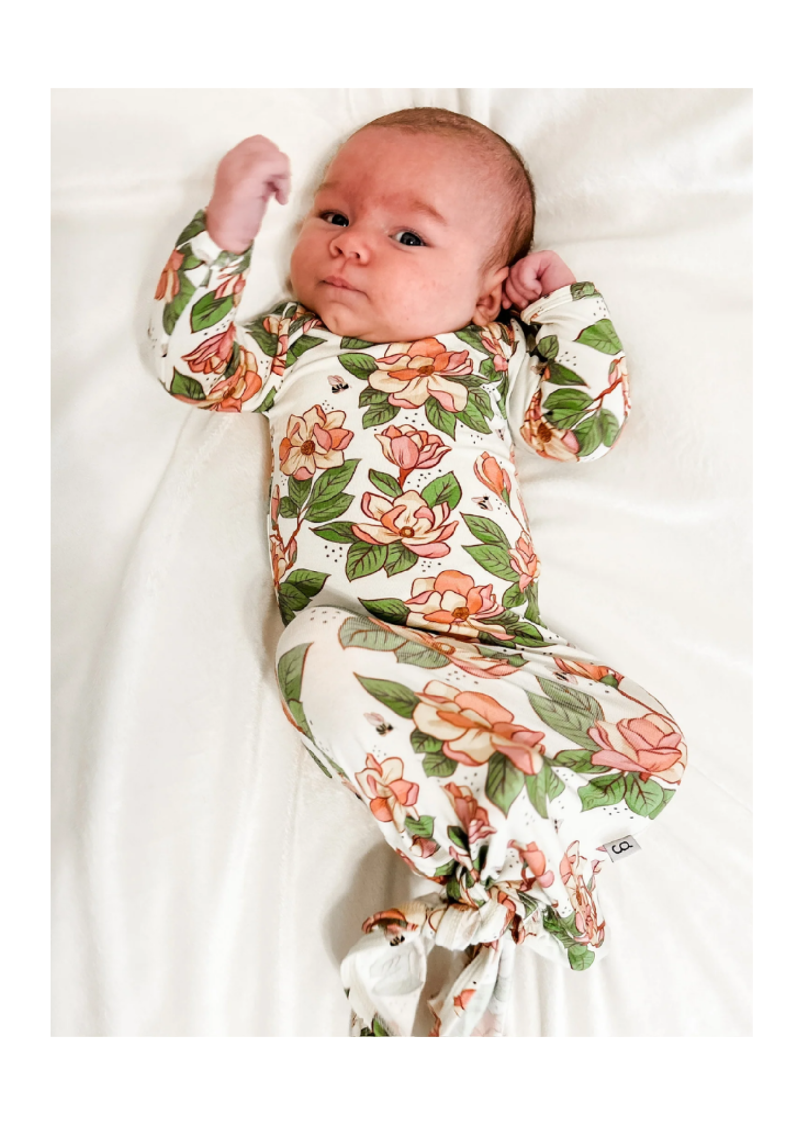 Goosies Knotted Gown - Magnolias