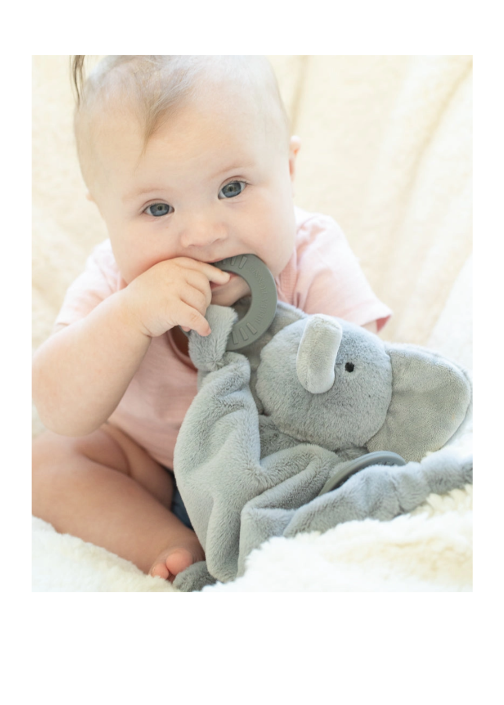 Bella Tunno Teether Buddy - Evie The Elephant