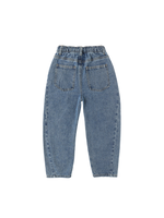 Rylee + Cru Barrel Pant - Indigo Denim