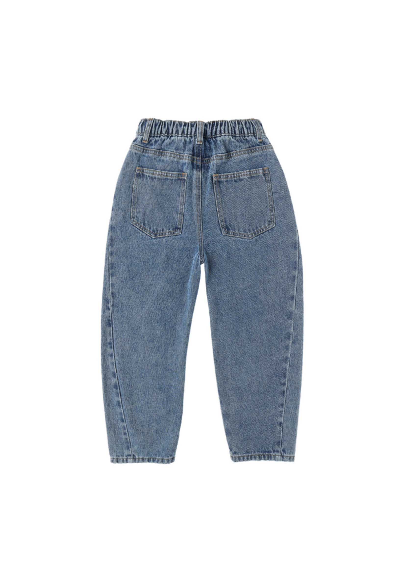 Rylee + Cru Barrel Pant - Indigo Denim