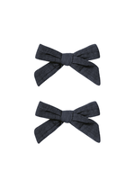 Rylee + Cru Bows, Set of 2 - Navy