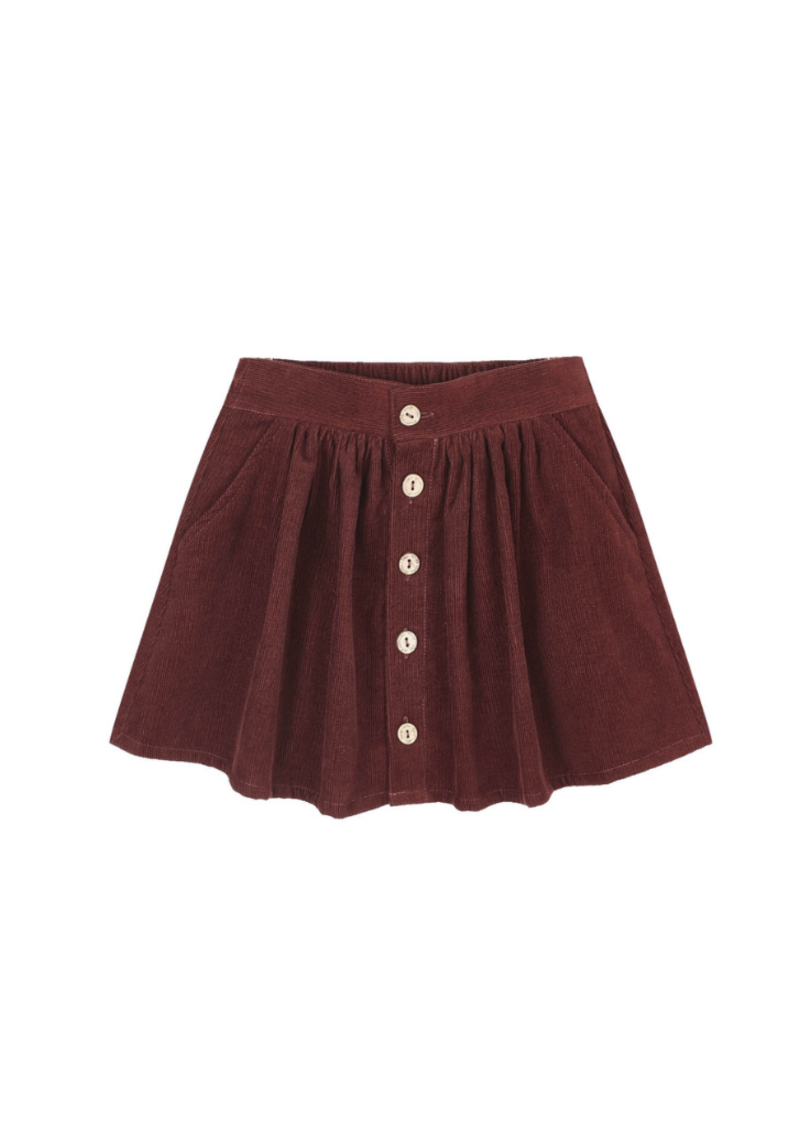 Rylee + Cru Button Front Mini Skirt