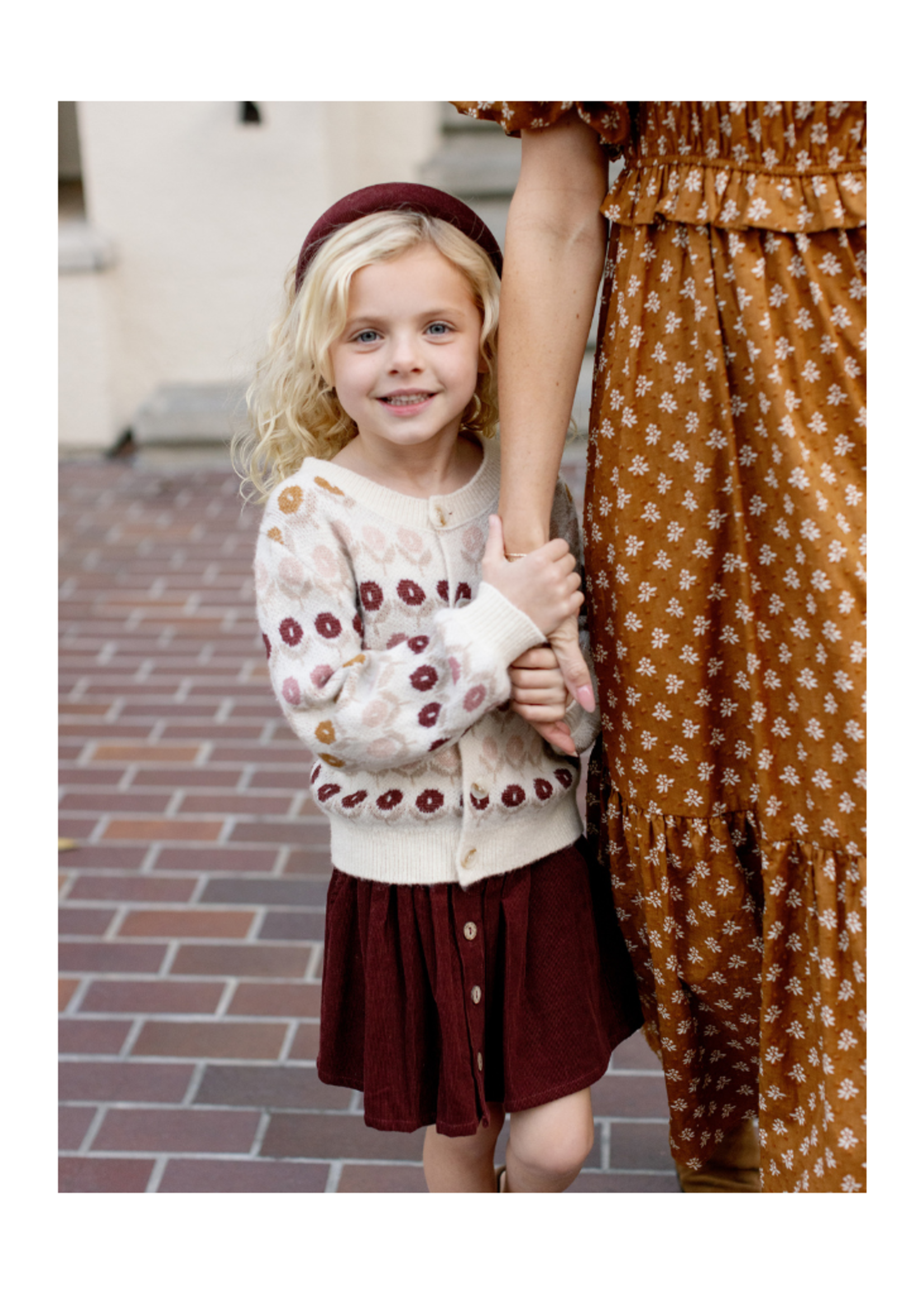 Rylee + Cru Button Front Mini Skirt