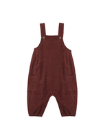 Rylee + Cru Cargo Overalls - Burgundy