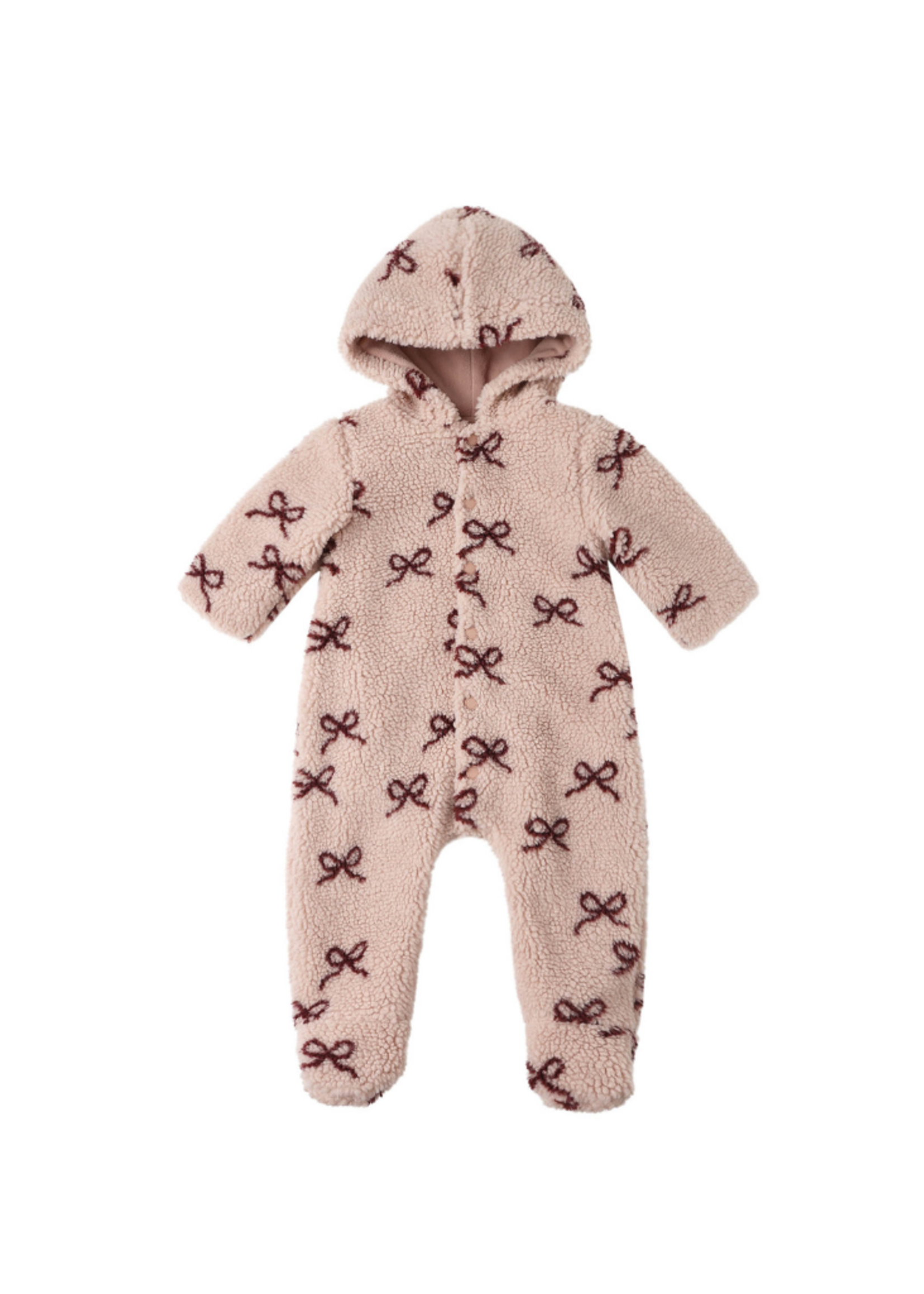 Rylee + Cru Fleece Jumpsuit - Bows
