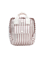 Rylee + Cru Mini Backpack - Burgundy Stripe