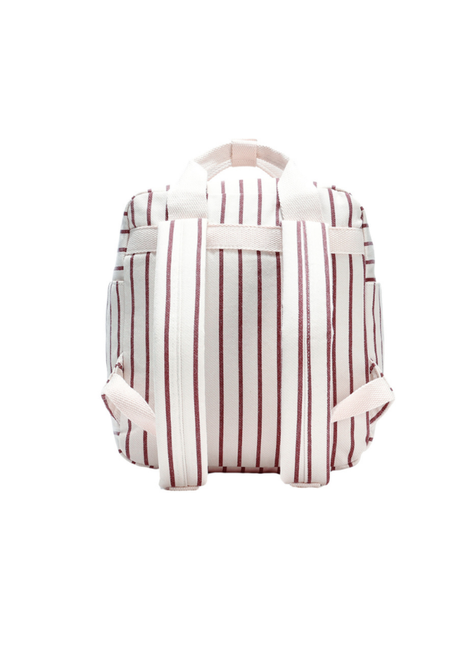 Rylee + Cru Mini Backpack - Burgundy Stripe