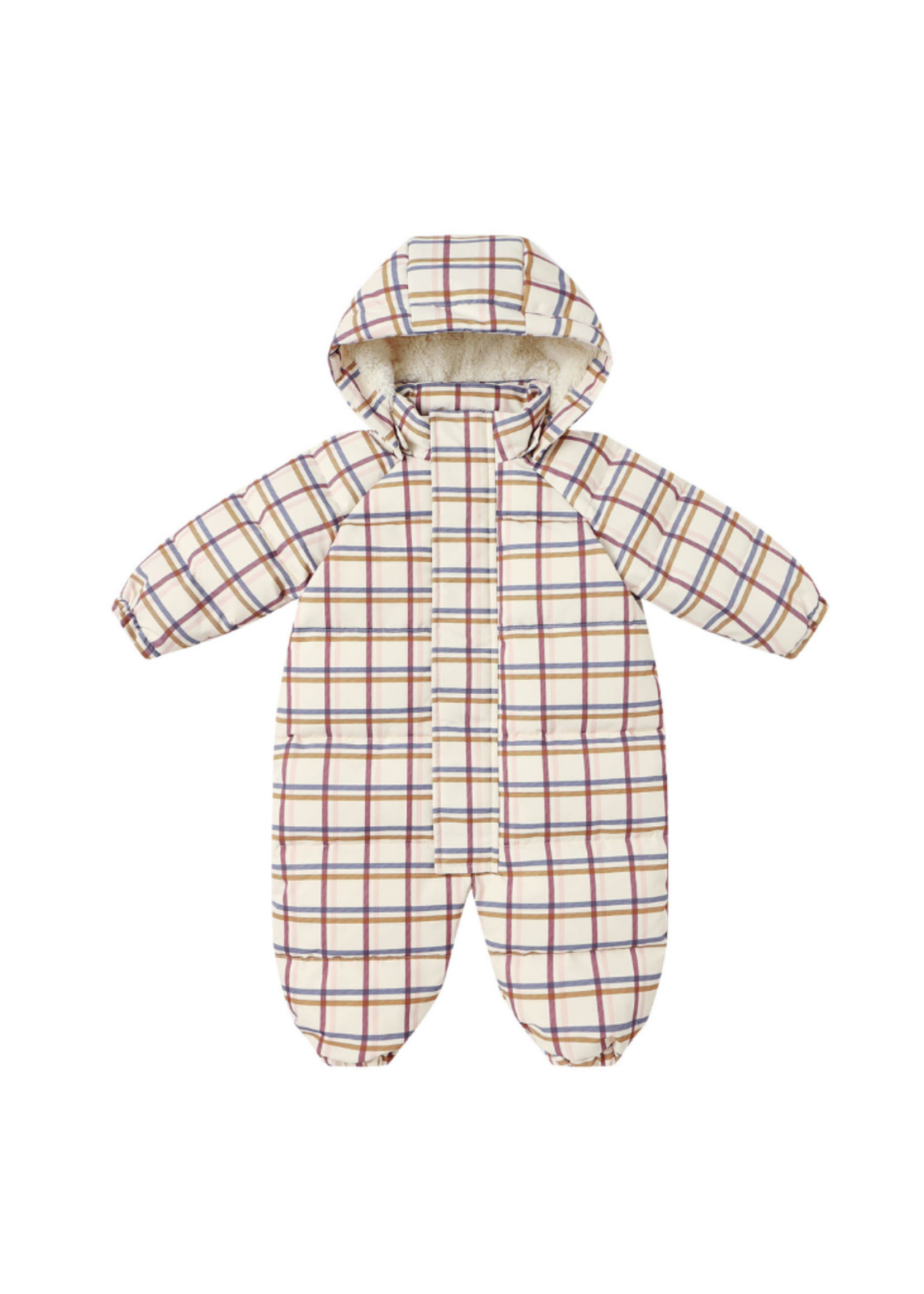 Rylee + Cru Puffer OnePiece - Multi-Plaid