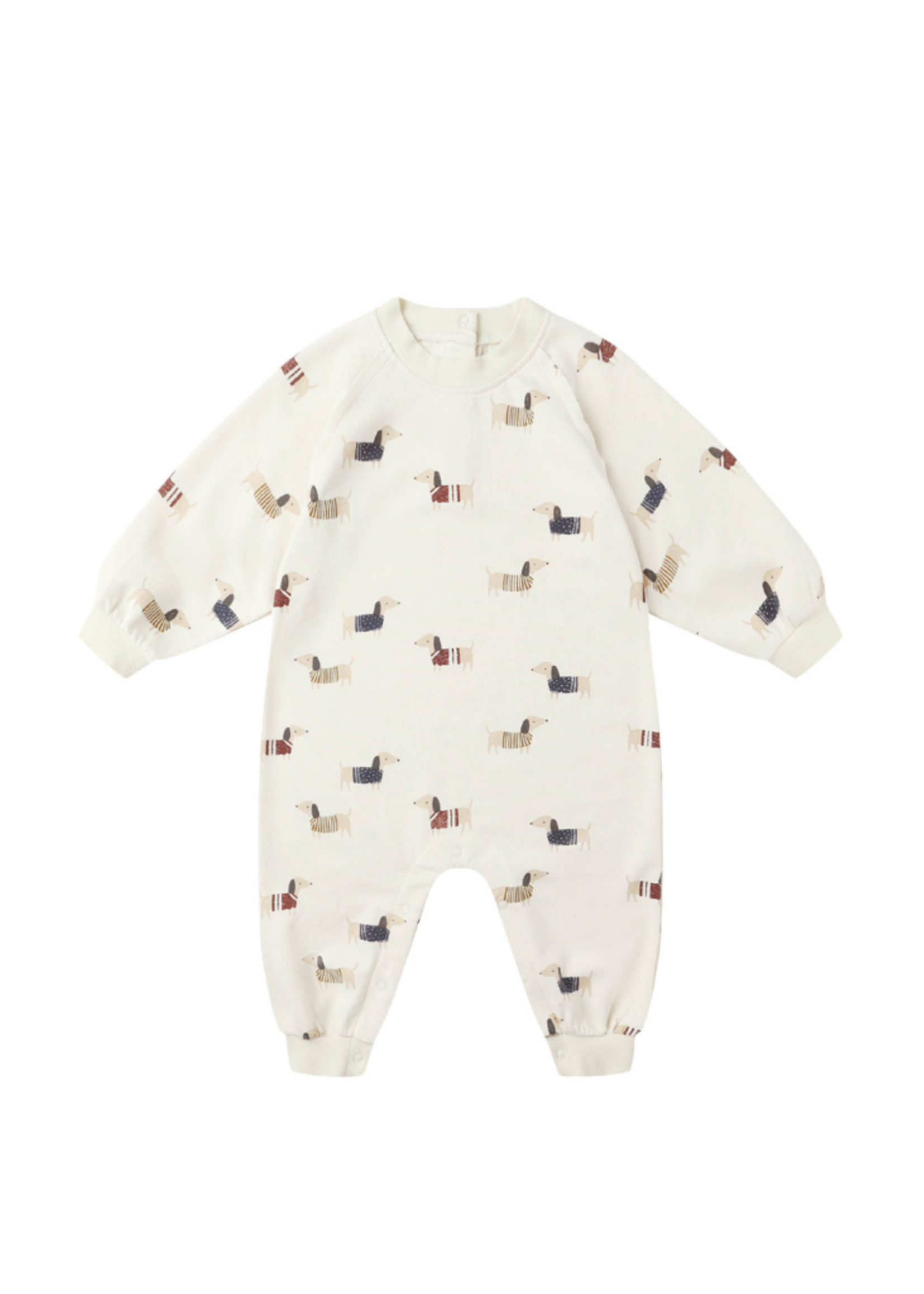 Rylee + Cru Raglan Jumpsuit - Dachshund