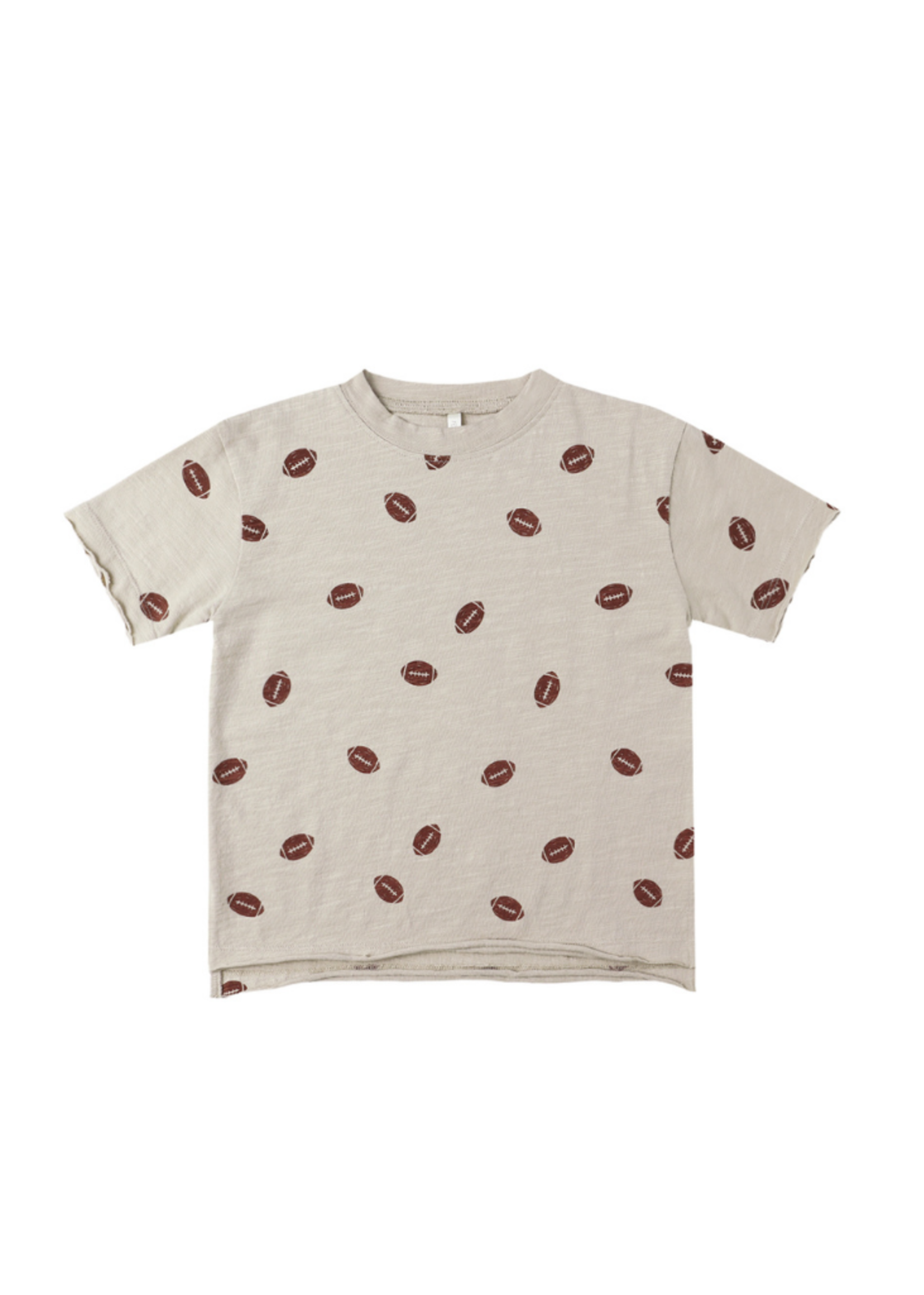 Rylee + Cru Raw Edge Tee - Footballs