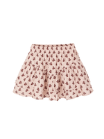 Rylee + Cru Tiered Mini Skirt - Blush Fleur