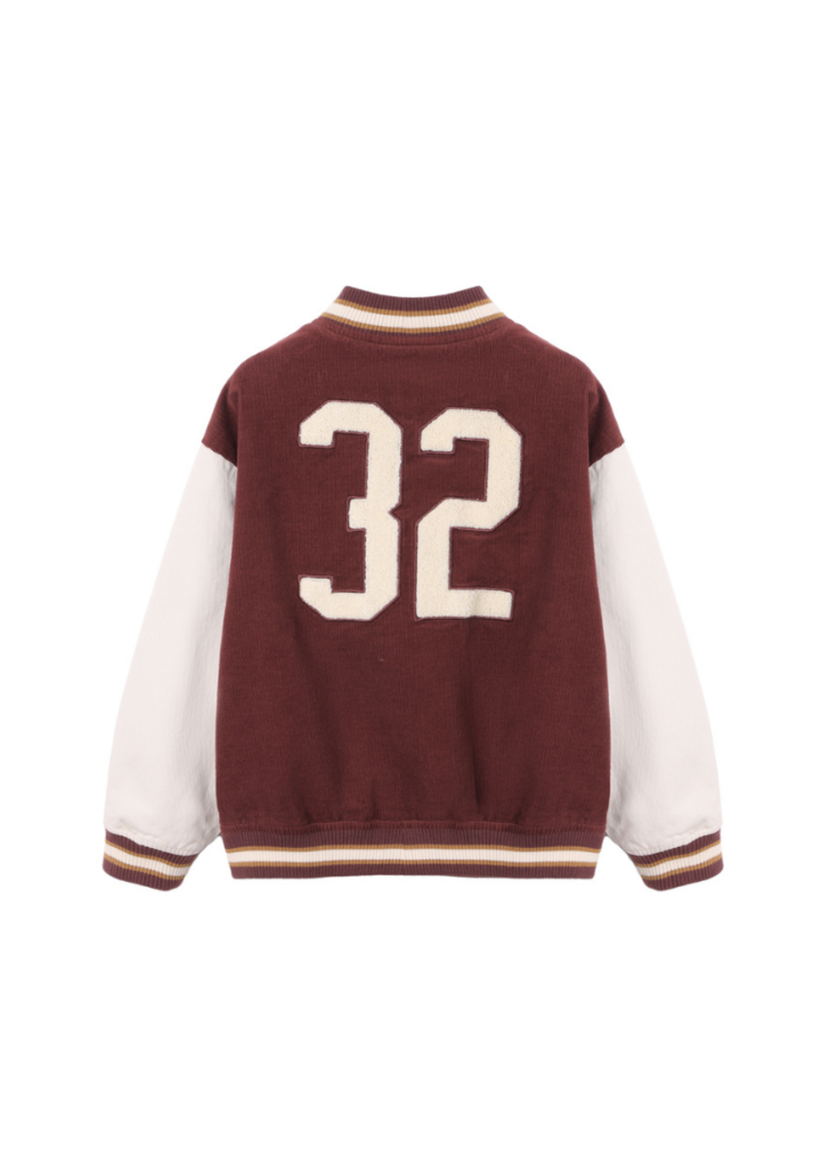 Rylee + Cru Varsity Jacket - Burgundy