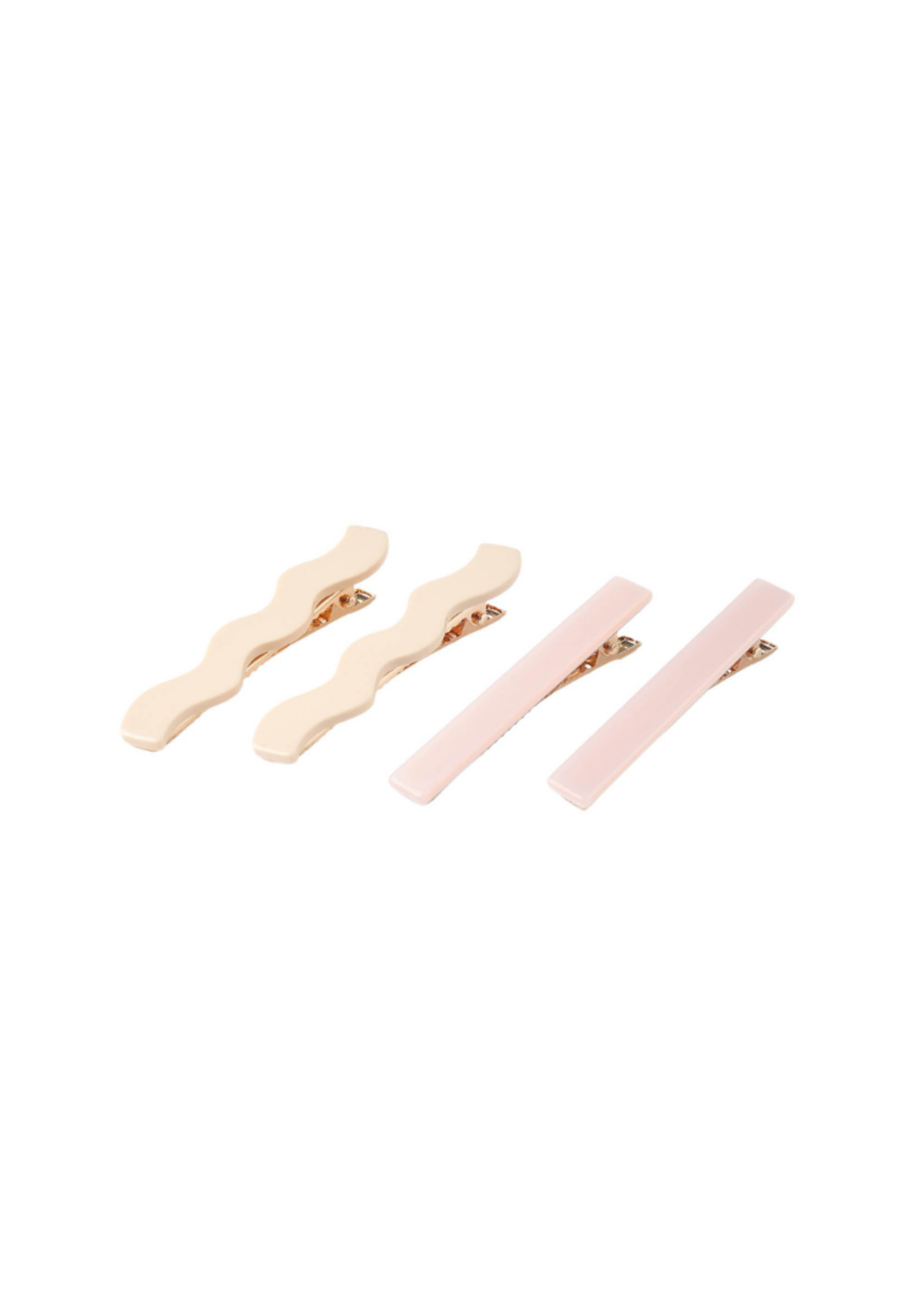 Rylee + Cru Wavy Clip Set - Blush, Natural