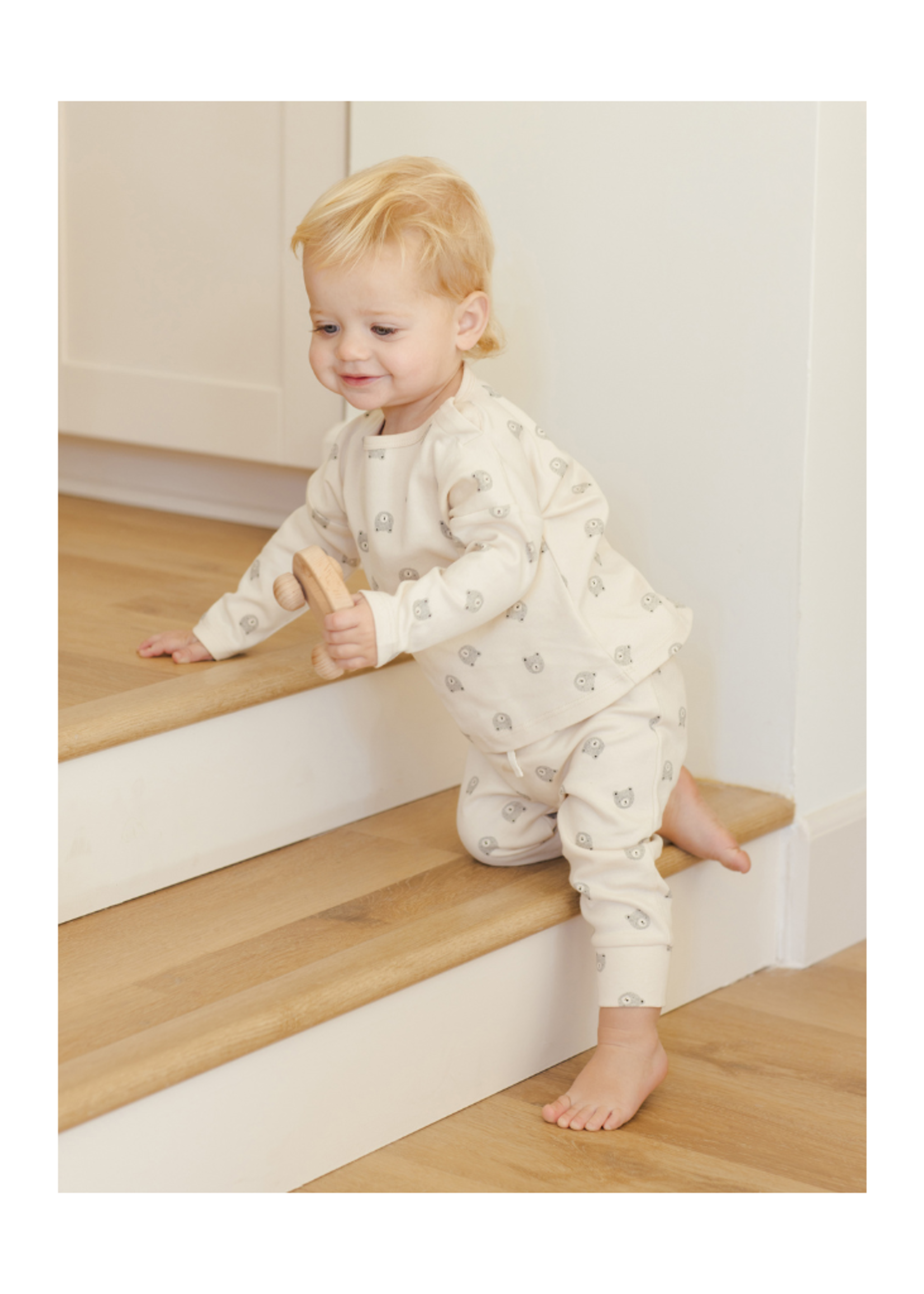 Quincy Mae Drawstring Pant - Bears