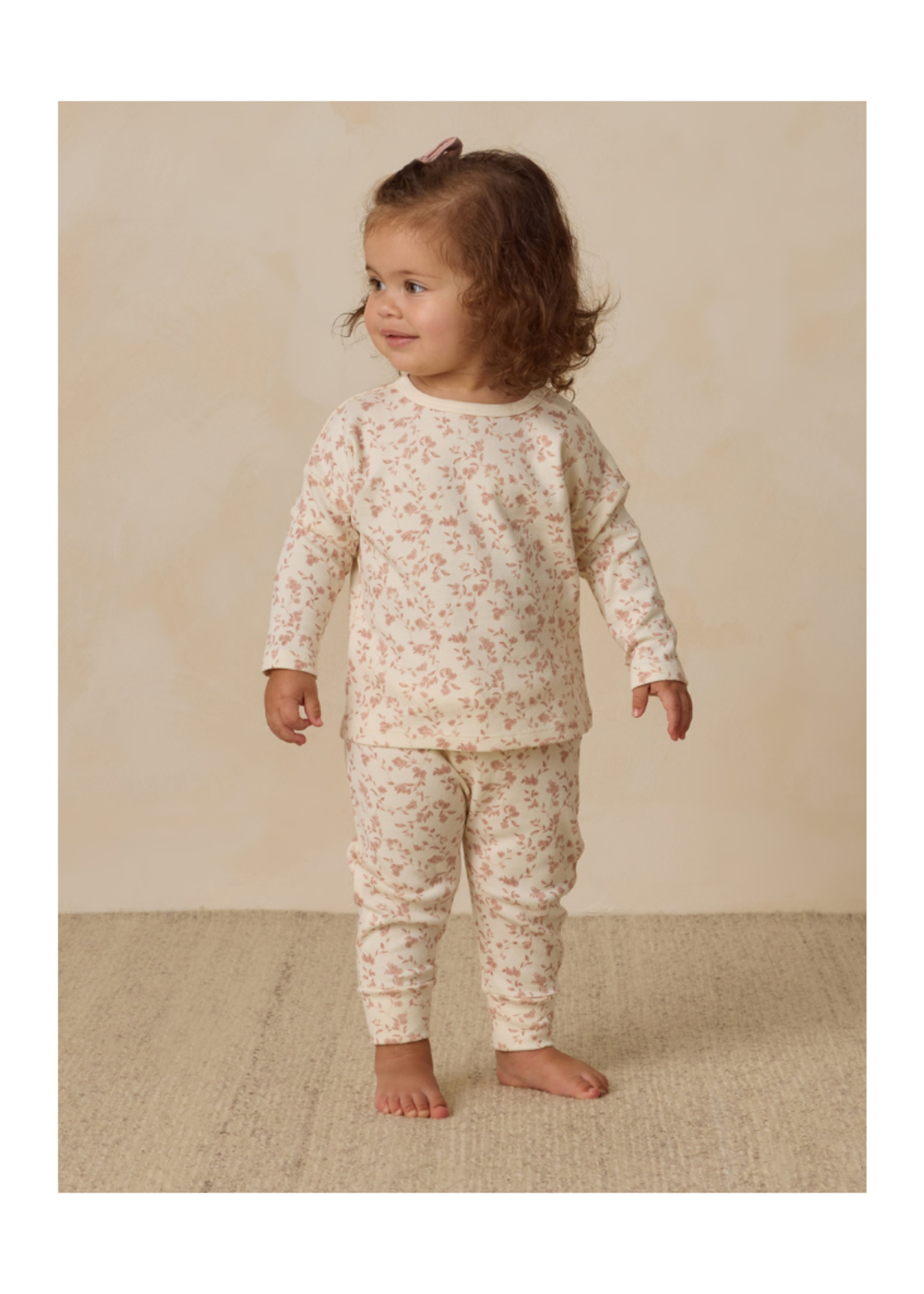 Quincy Mae Drawstring Pant - French Garden