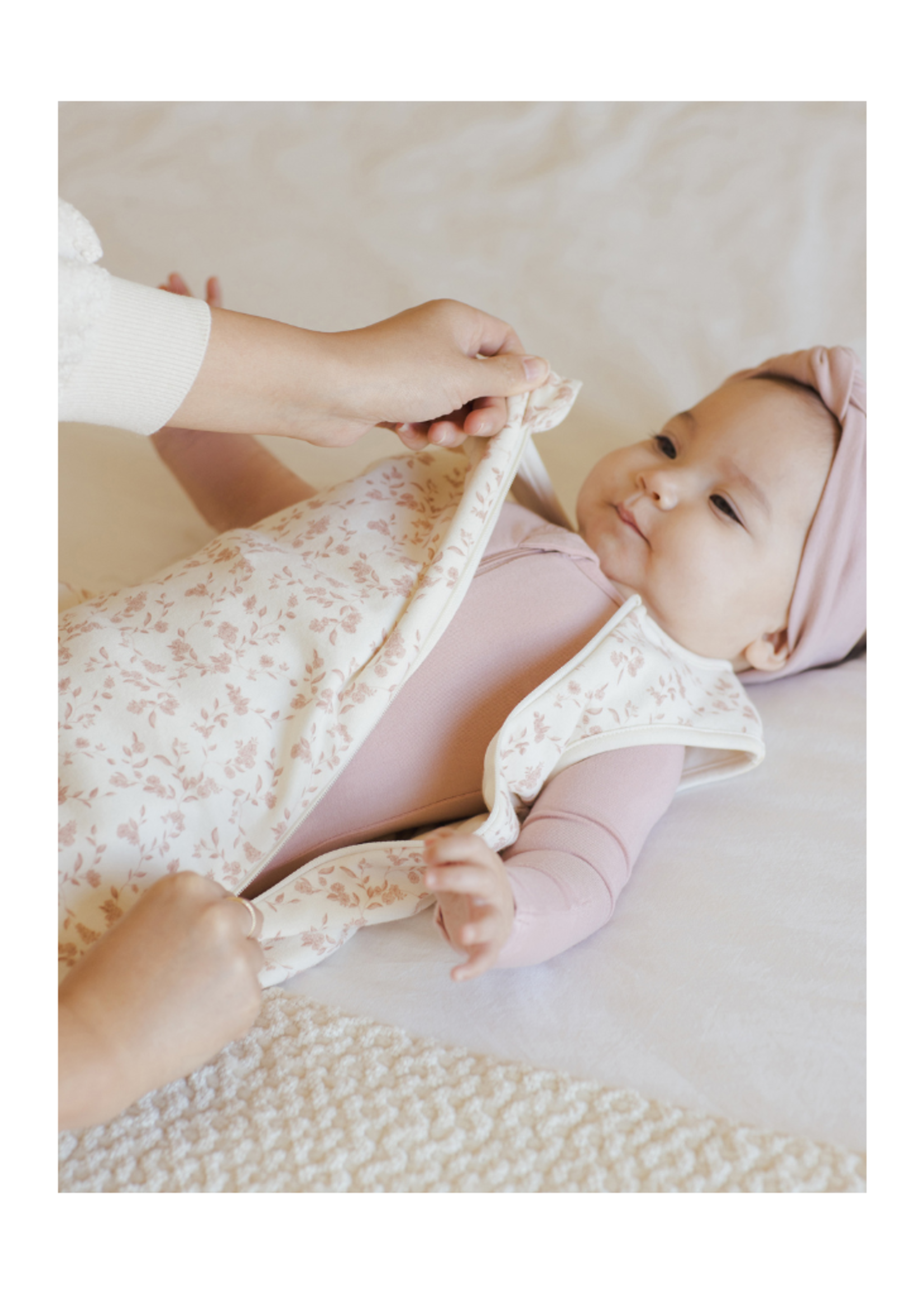 Quincy Mae Jersey Sleep Bag - French Garden