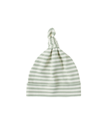 Quincy Mae Knotted Baby Hat - Fern Stripe