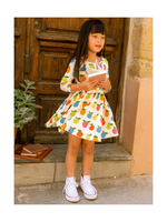 Good Apples Kids 3/4 Sleeve Twirl Dress