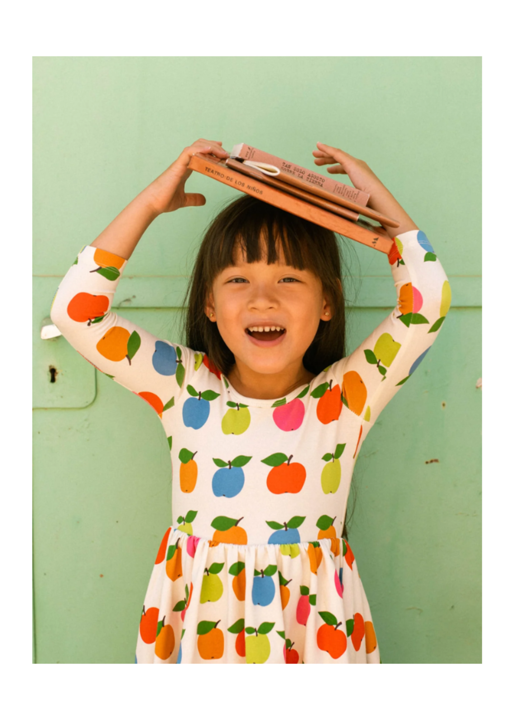 Good Apples Kids 3/4 Sleeve Twirl Dress