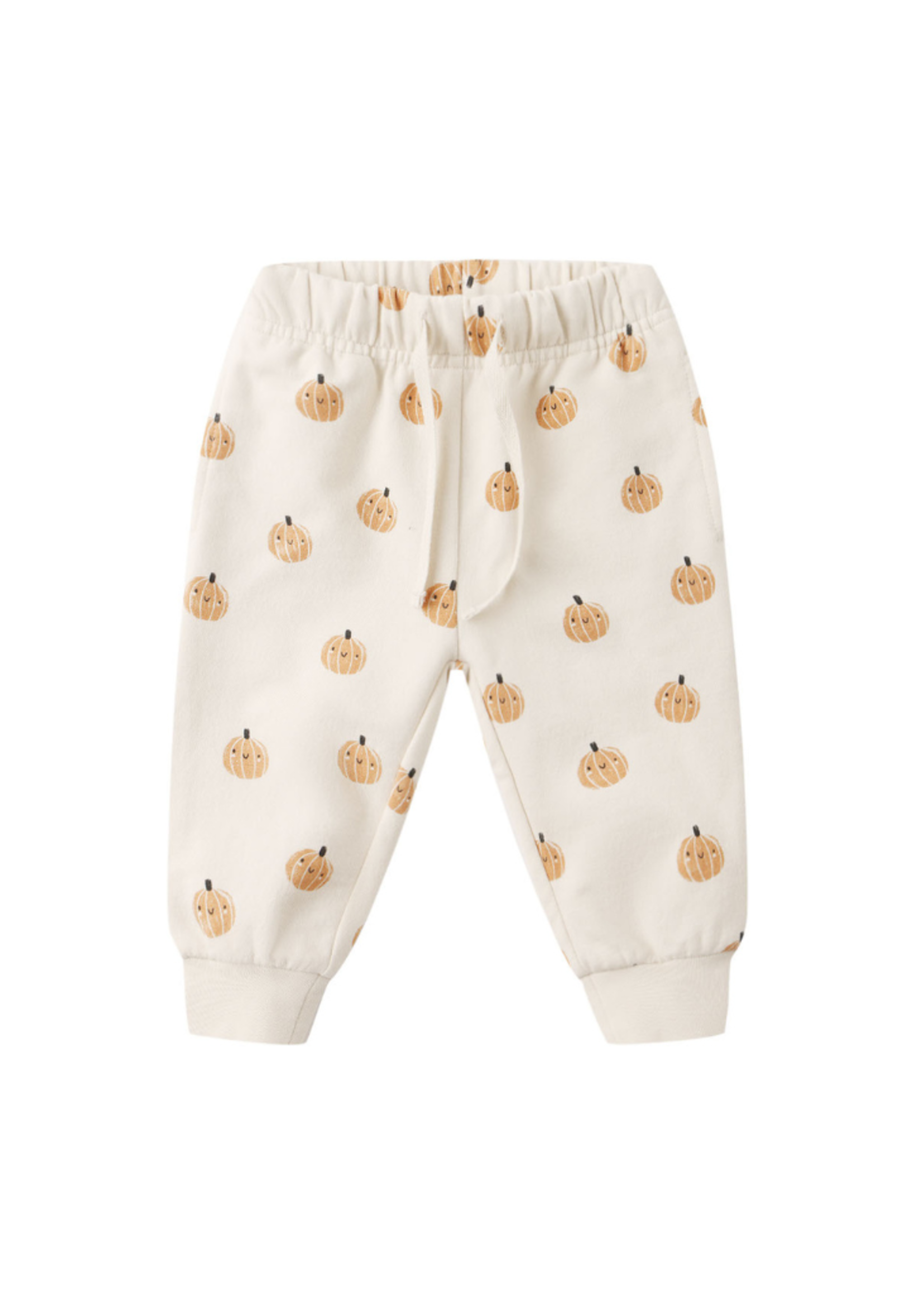 Quincy Mae Relaxed Fleece Sweatpant - Smiley Pumpkins