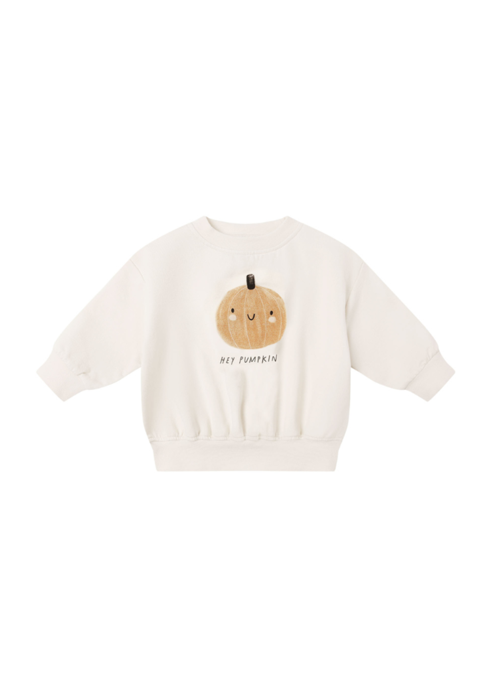 Quincy Mae Relaxed Fleece Sweatshirt - Pumpkin