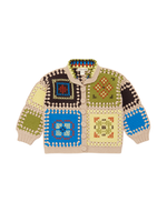 Misha & Puff Cross Stitch Crochet Cardigan