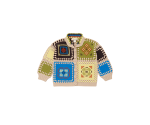 Misha & Puff Cross Stitch Crochet Cardigan - Sugarcup Trading