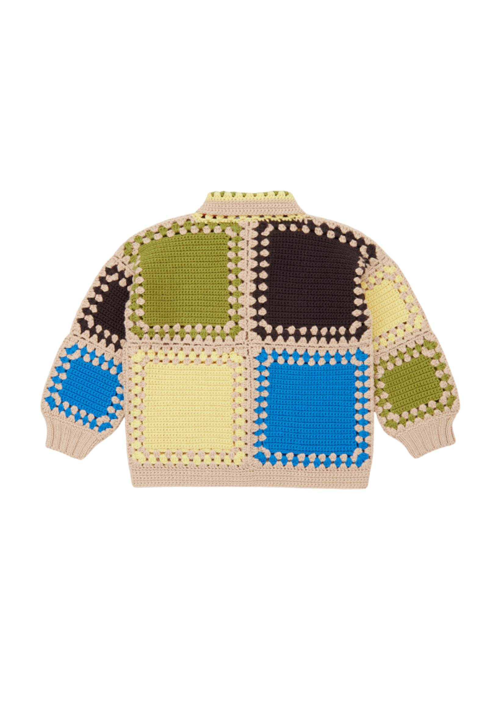 Misha & Puff Cross Stitch Crochet Cardigan