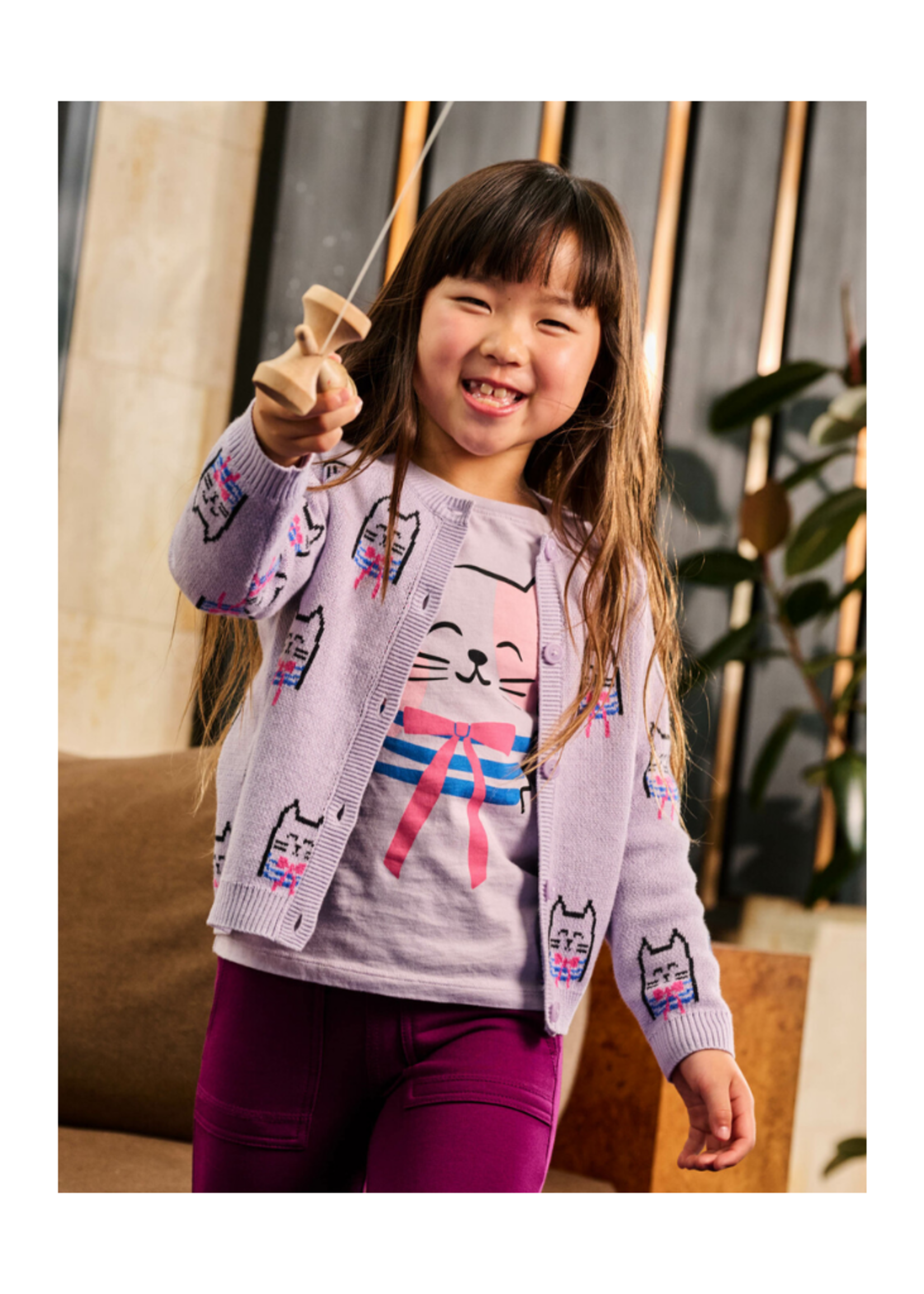 Tea Collection Bowtie Kitty Graphic Tee