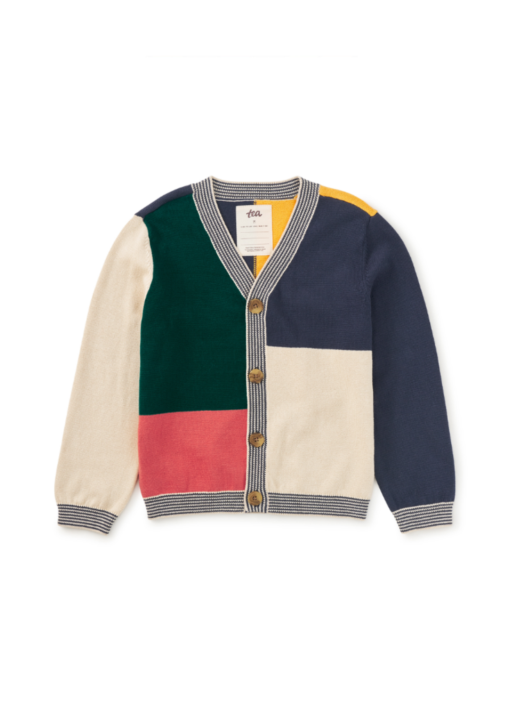 Tea Collection Colorblock Sweater Cardigan