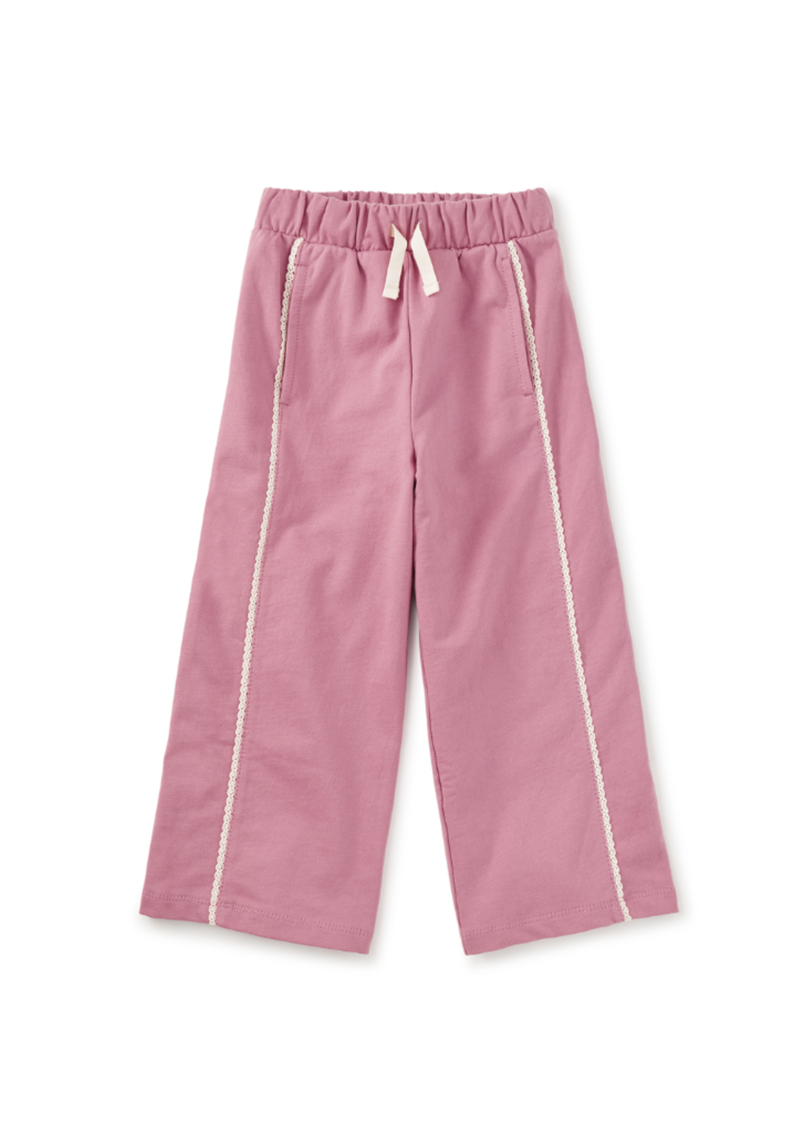 Tea Collection Lace Trim Track Pants