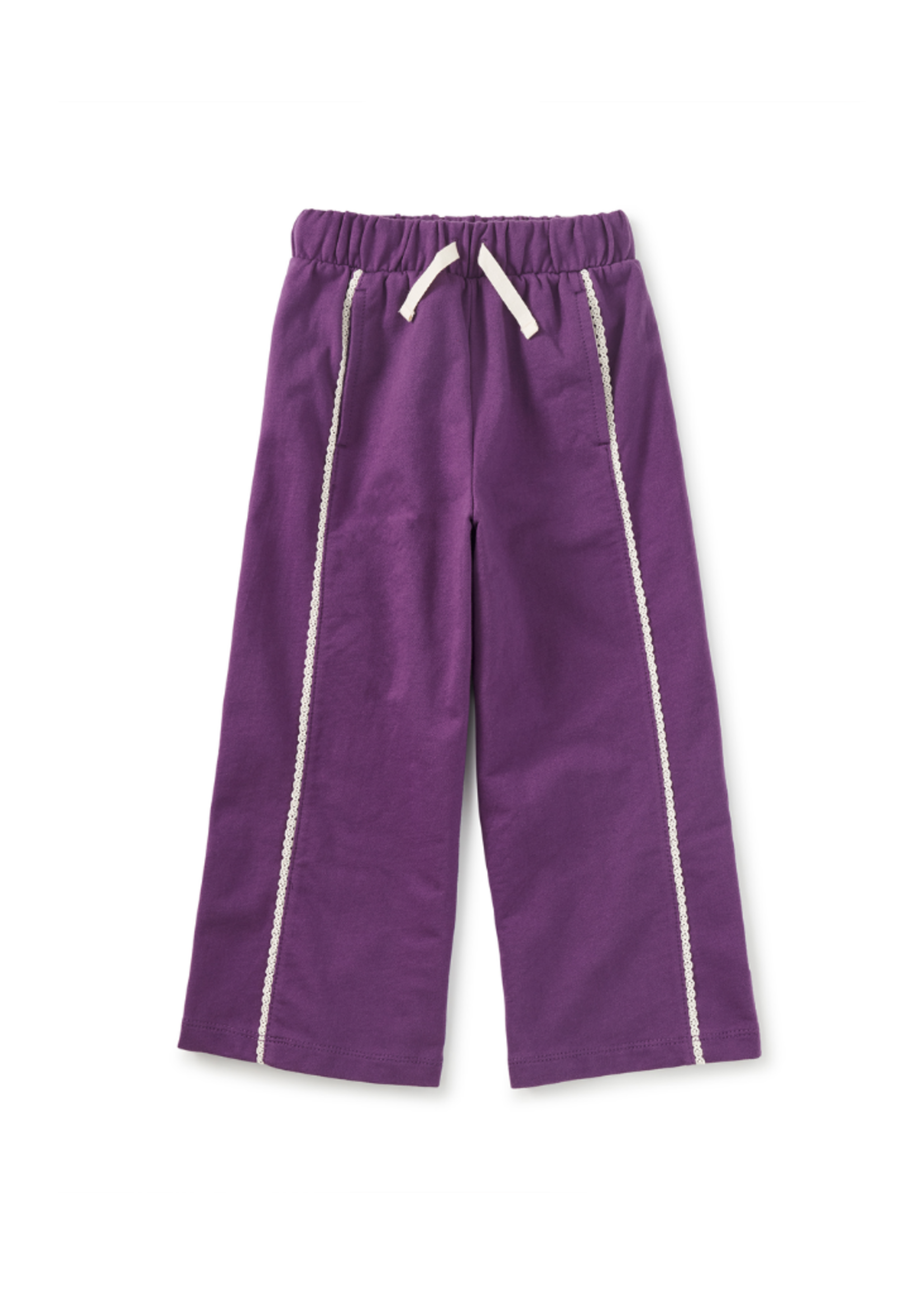 Tea Collection Lace Trim Track Pants