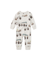 Tea Collection Long Sleeve Pocket Baby Romper