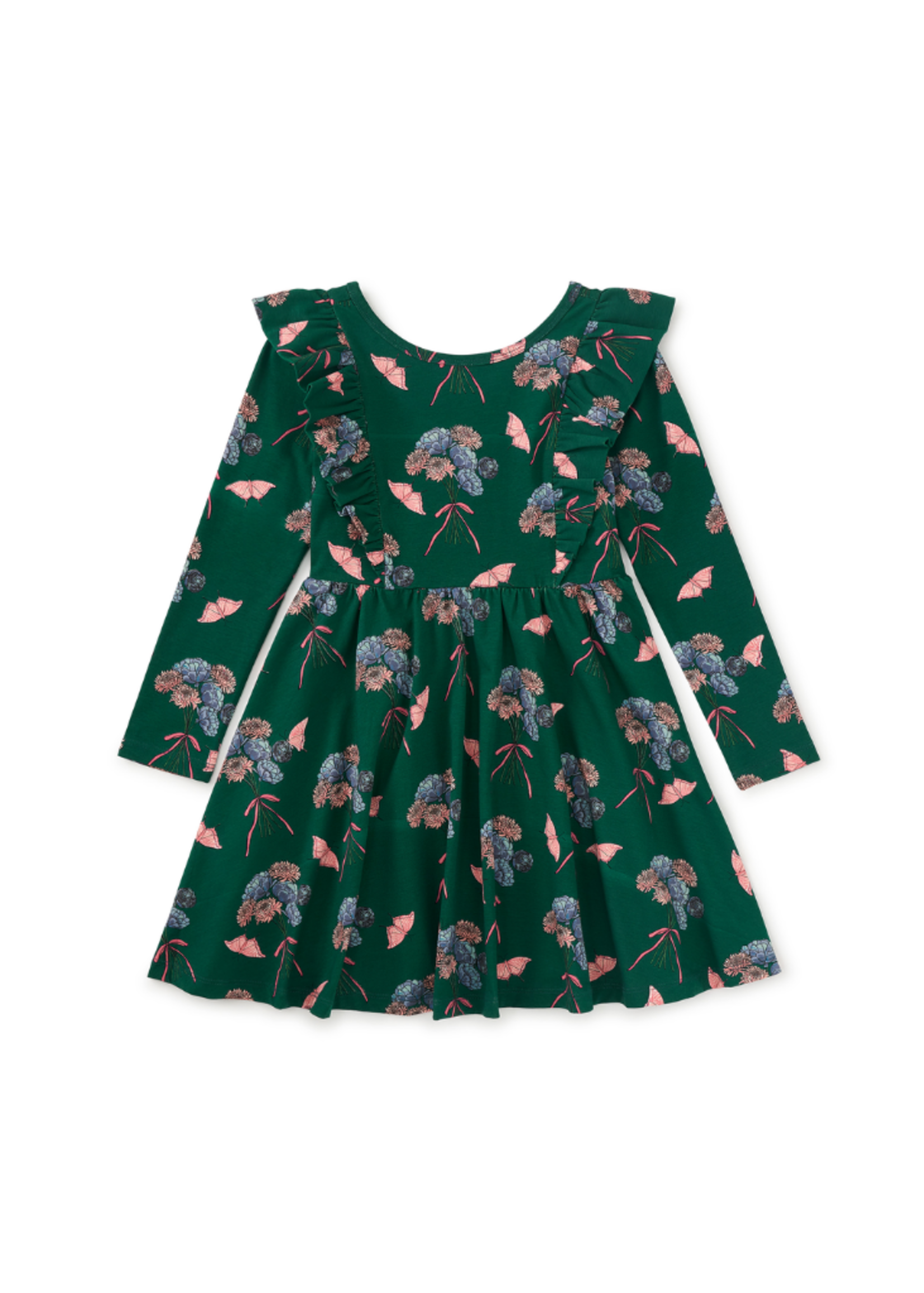 Tea Collection Ruffle Shoulder Ballet Dress