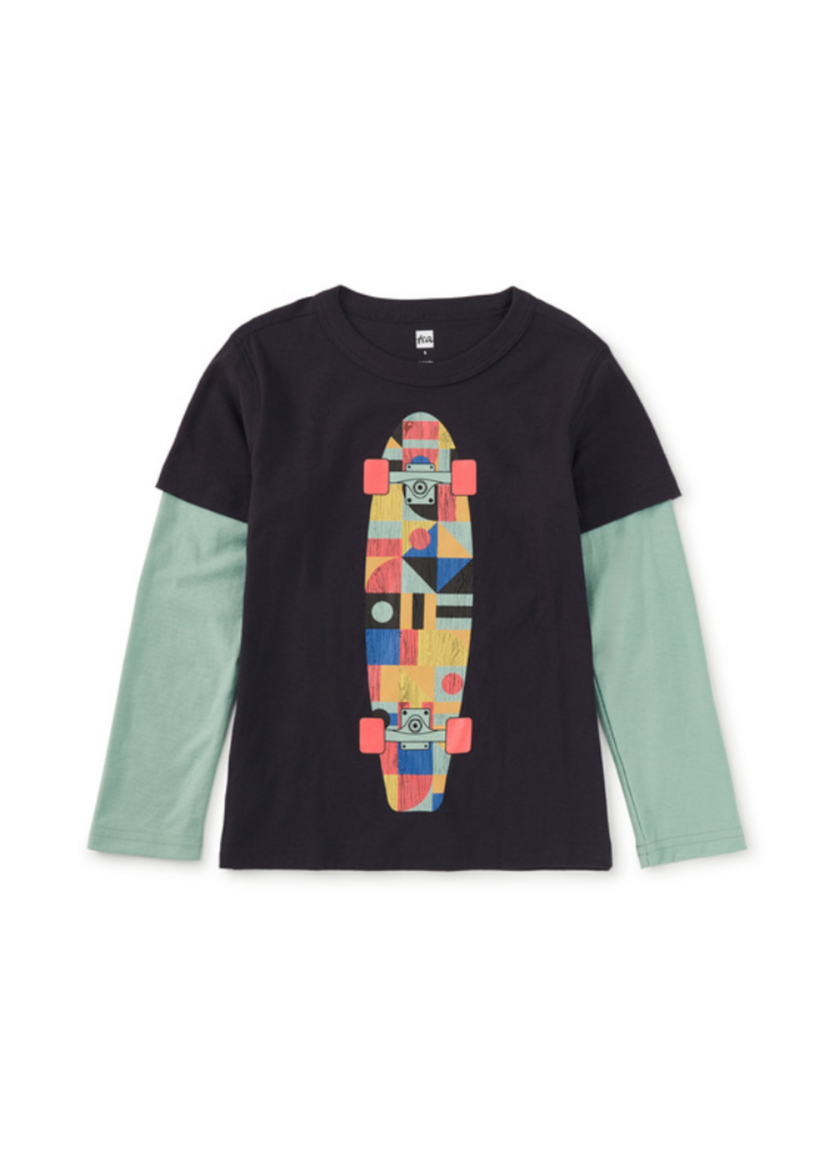Tea Collection Skateboard Layered Tee