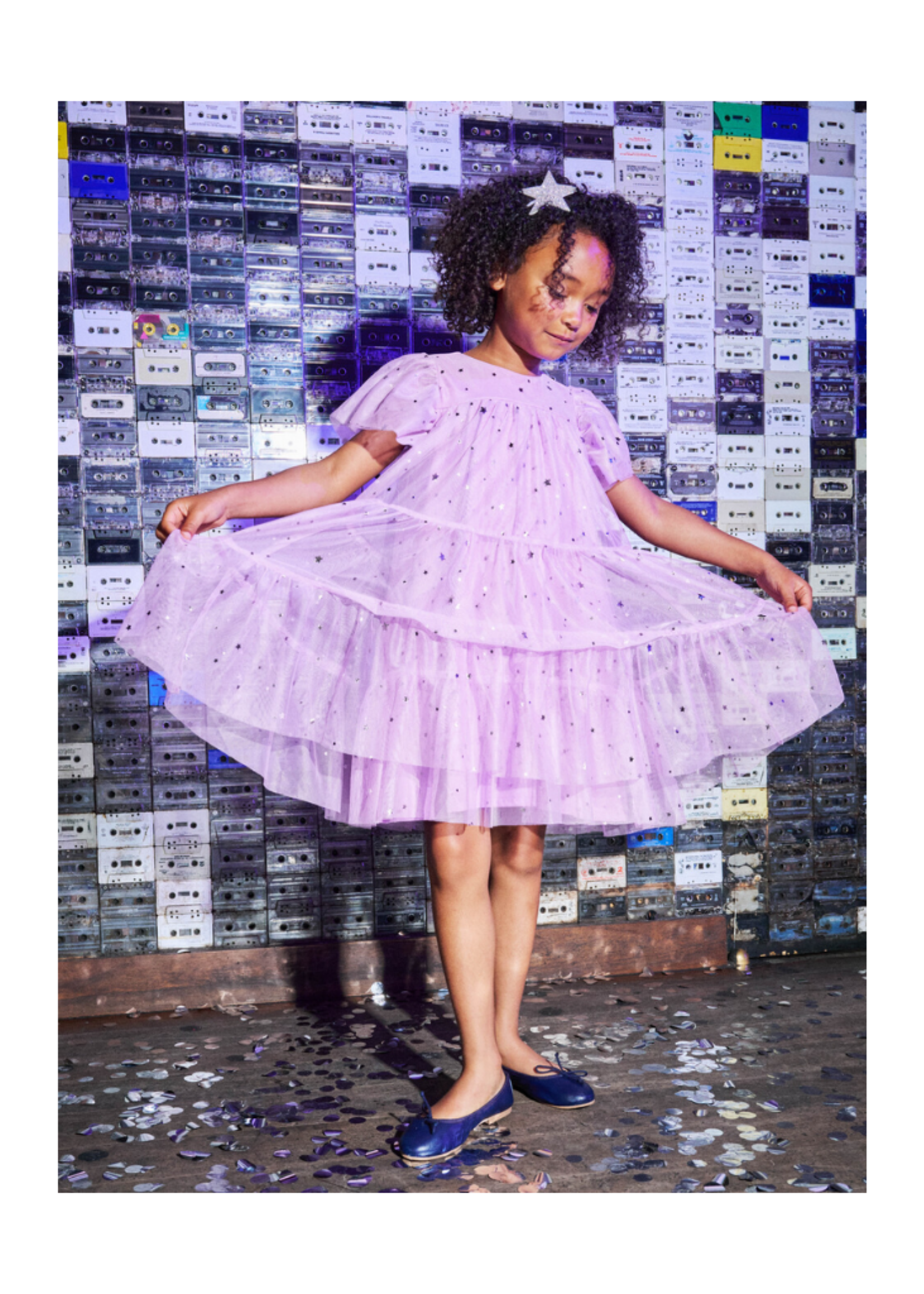 Tea Collection Tiered Tulle Sparkle Dress