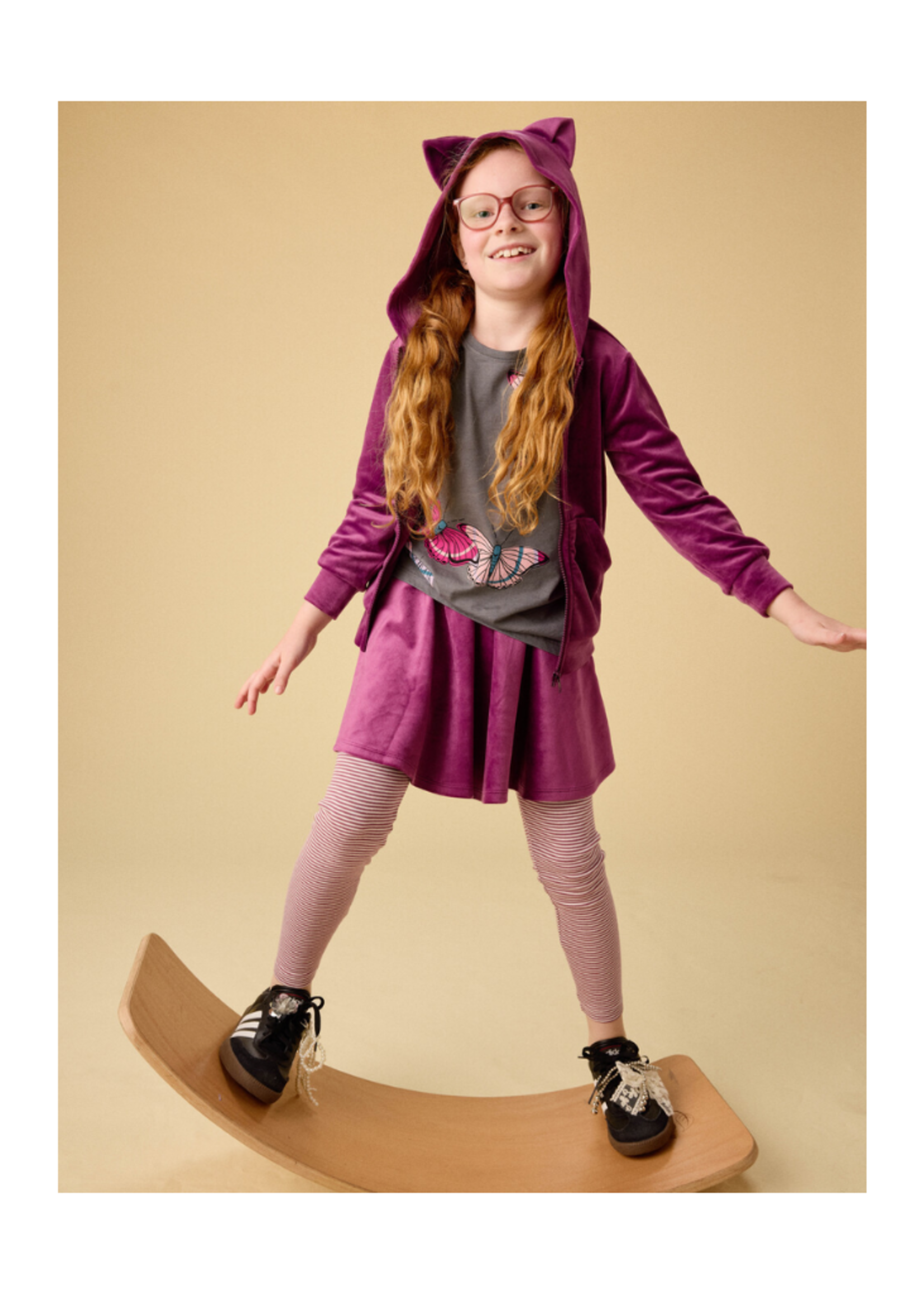 Tea Collection Velour Twirl Skirt