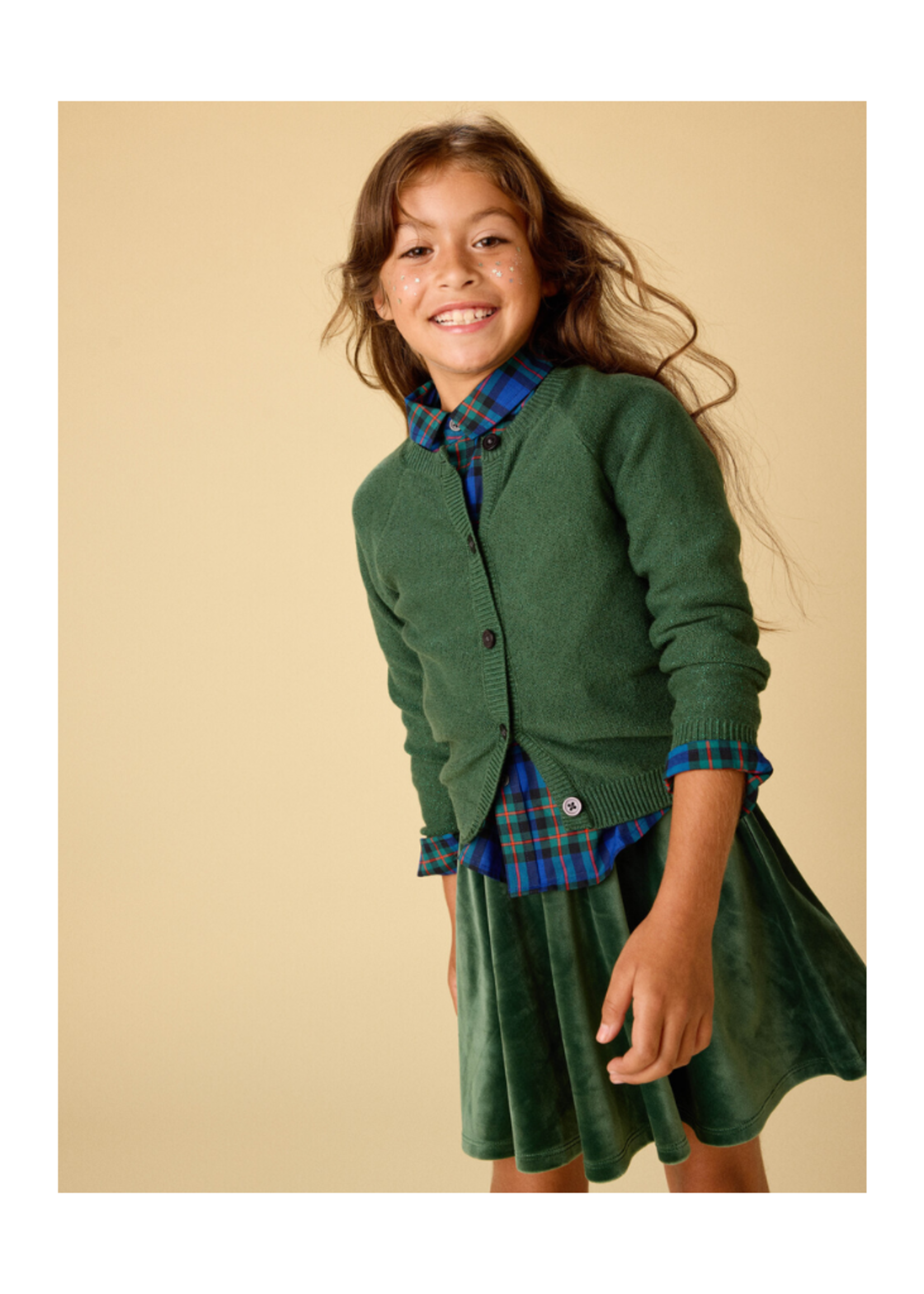 Tea Collection Velour Twirl Skirt