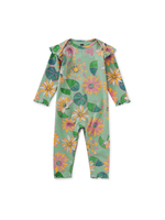 Tea Collection Ruffle Shoulder Baby Romper