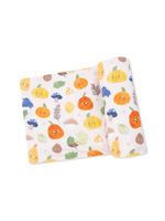 Angel Dear Autumn Pumpkins Swaddle Blanket