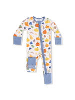Angel Dear Autumn Pumpkins Zipper Romper