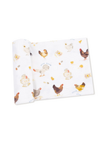 Angel Dear Collector Chickens Swaddle Blanket
