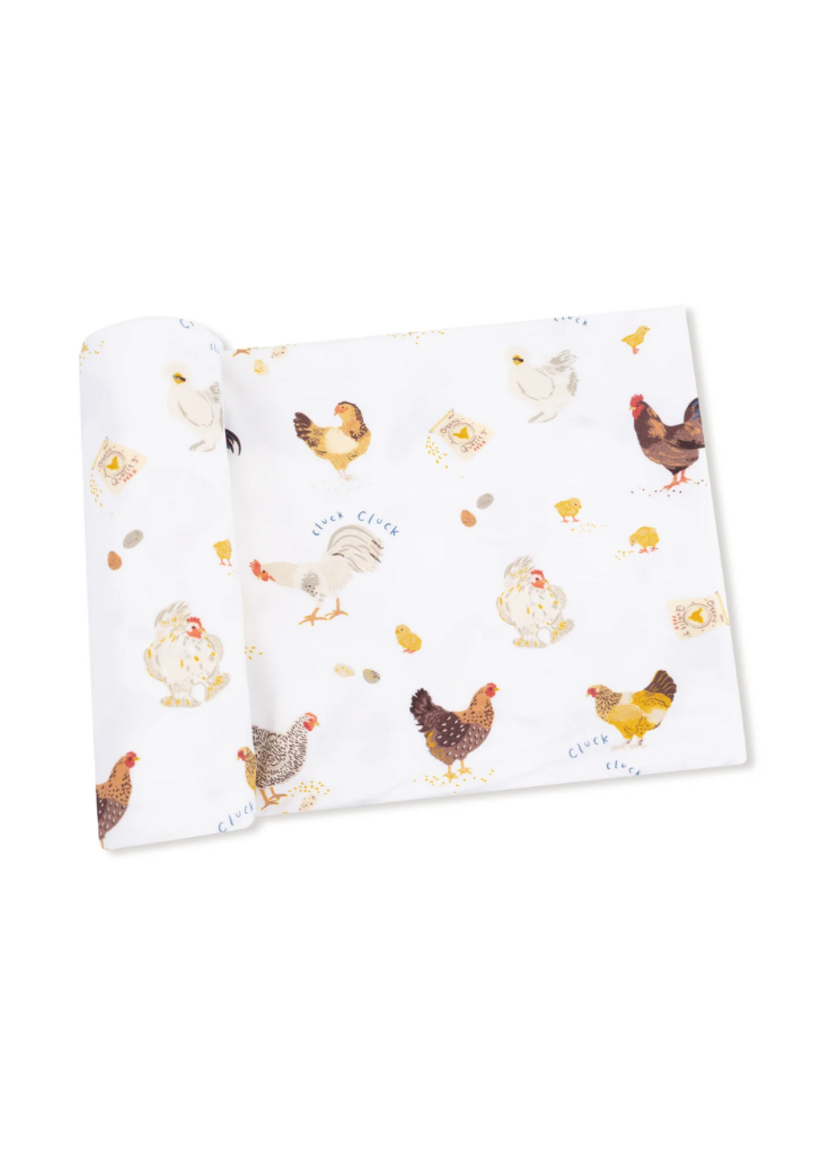 Angel Dear Collector Chickens Swaddle Blanket