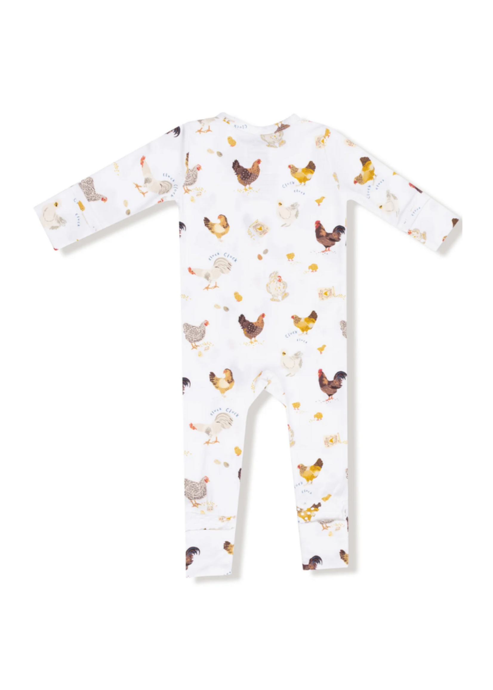 Angel Dear Collector Chickens Zipper Romper