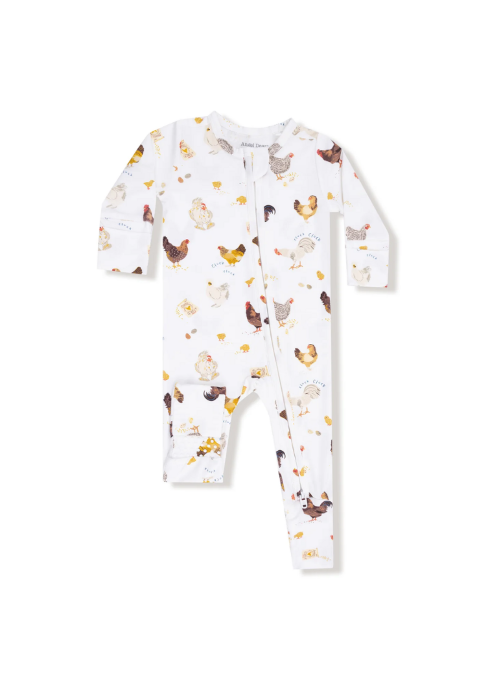 Angel Dear Collector Chickens Zipper Romper